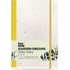 Ημερολόγιο ημερήσιο The Writing Fields Garden Dreams 3100 14x21cm 2024 με λάστιχο flexbook κίτρινο